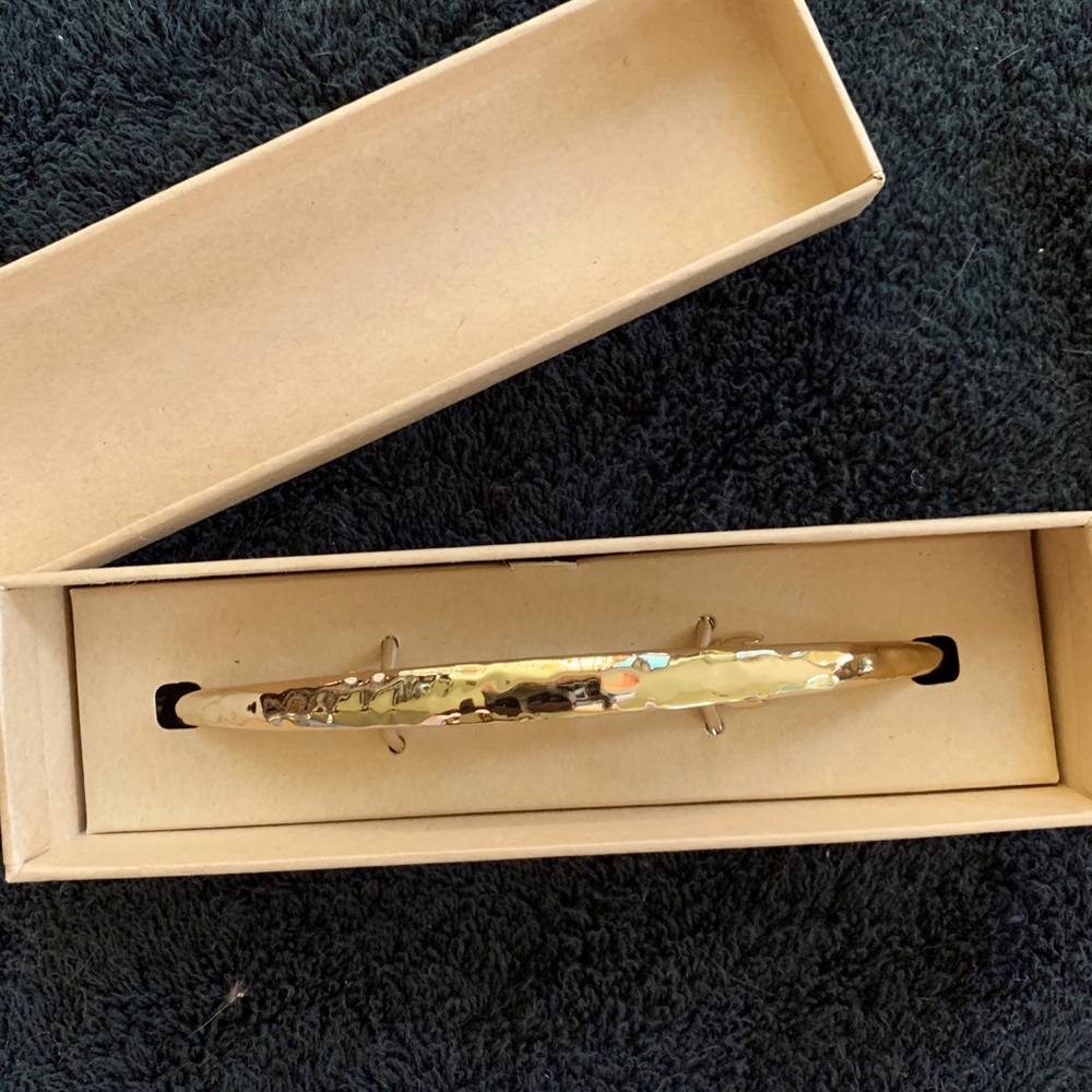 Gold barrette